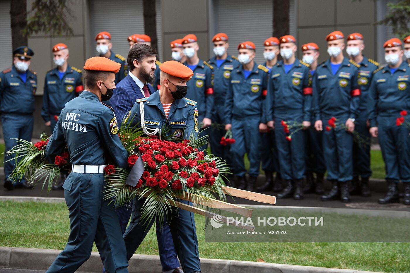 Прощание с главой МЧС Е. Зиничевым