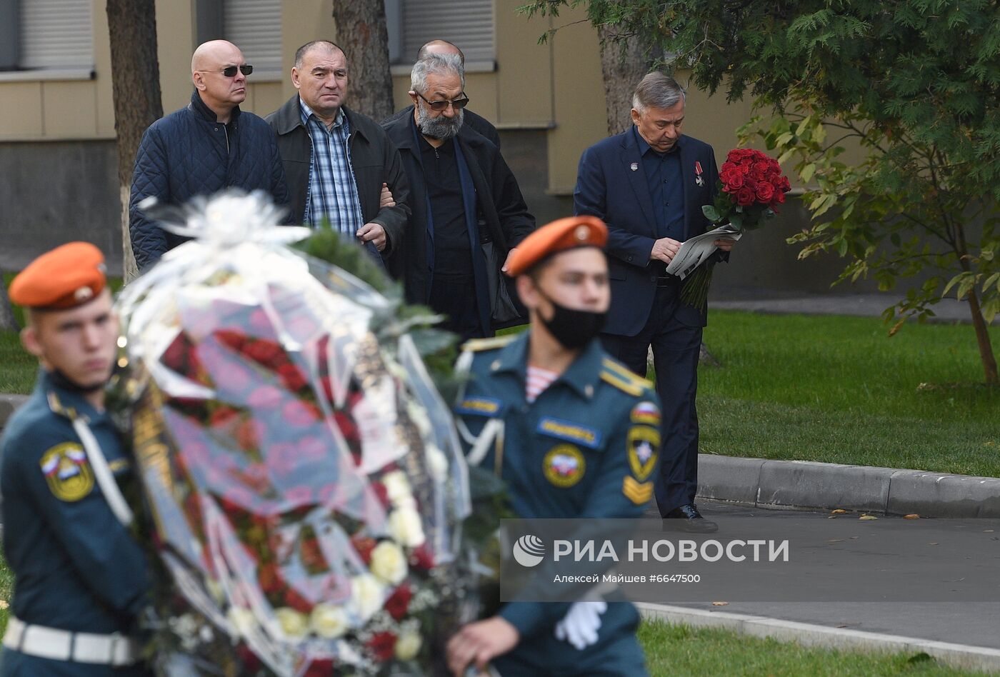 Прощание с главой МЧС Е. Зиничевым