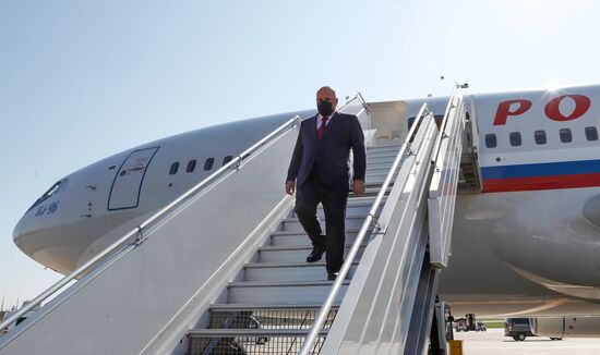 Премьер-министр РФ М. Мишустин принимает участие в заседании Совета Министров Союзного государства