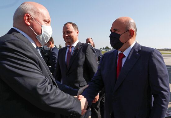 Премьер-министр РФ М. Мишустин принимает участие в заседании Совета Министров Союзного государства