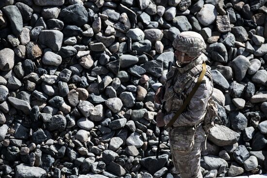 Военные учения ОДКБ "Рубеж-2021" в Киргизии