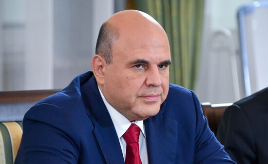 Премьер-министр РФ М. Мишустин принимает участие в заседании Совета Министров Союзного государства