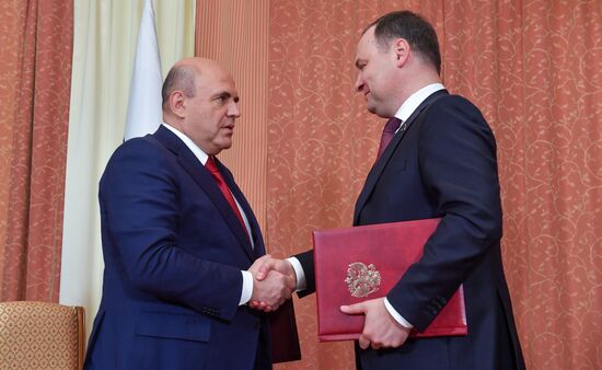 Премьер-министр РФ М. Мишустин принимает участие в заседании Совета Министров Союзного государства