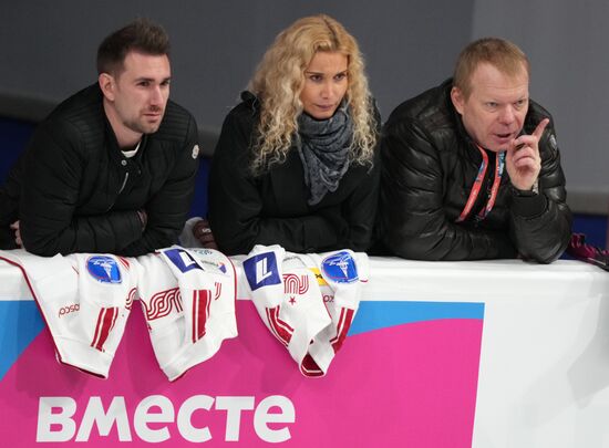 Фигурное катание. Контрольные прокаты. Танцы. Ритмический танец