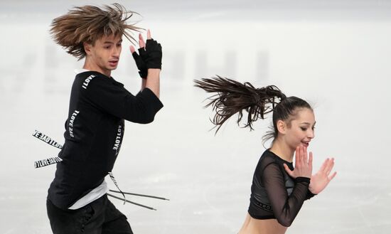 Фигурное катание. Контрольные прокаты. Танцы. Ритмический танец