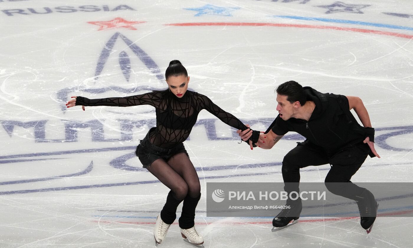 Фигурное катание. Контрольные прокаты. Танцы. Ритмический танец