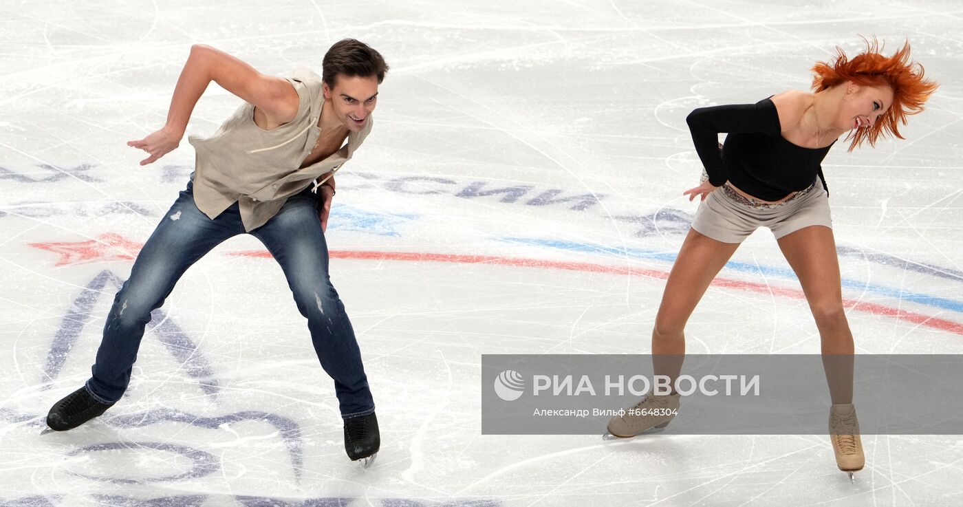 Фигурное катание. Контрольные прокаты. Танцы. Ритмический танец