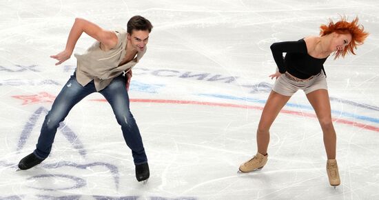 Фигурное катание. Контрольные прокаты. Танцы. Ритмический танец