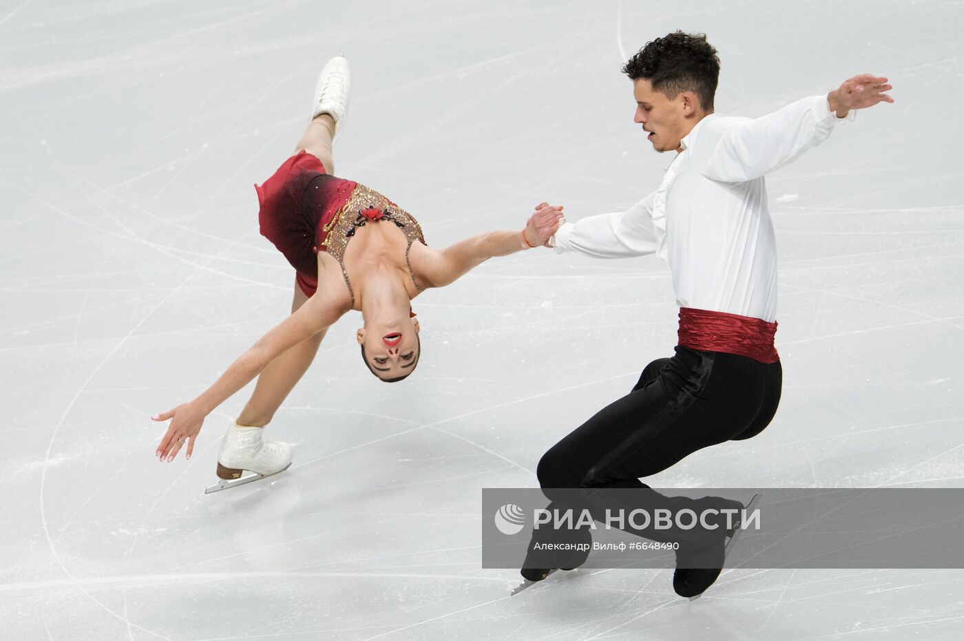 Фигурное катание. Контрольные прокаты. Пары. Короткая программа