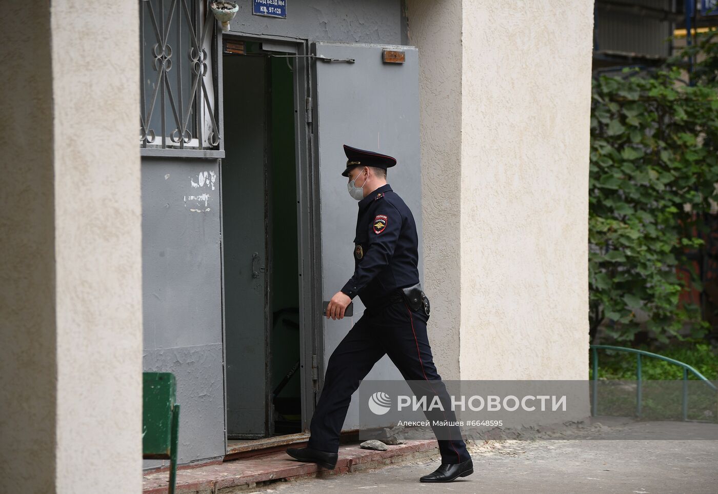 Ситуация у дома на Совхозной улице в Москве