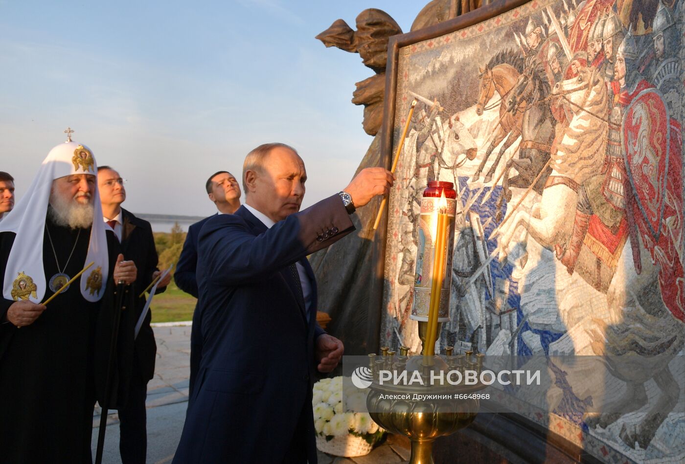 Рабочая поездка президента РФ В. Путина в Псковскую область