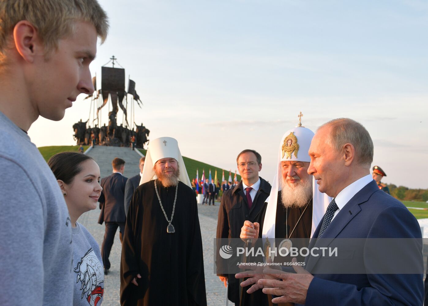 Рабочая поездка президента РФ В. Путина в Псковскую область