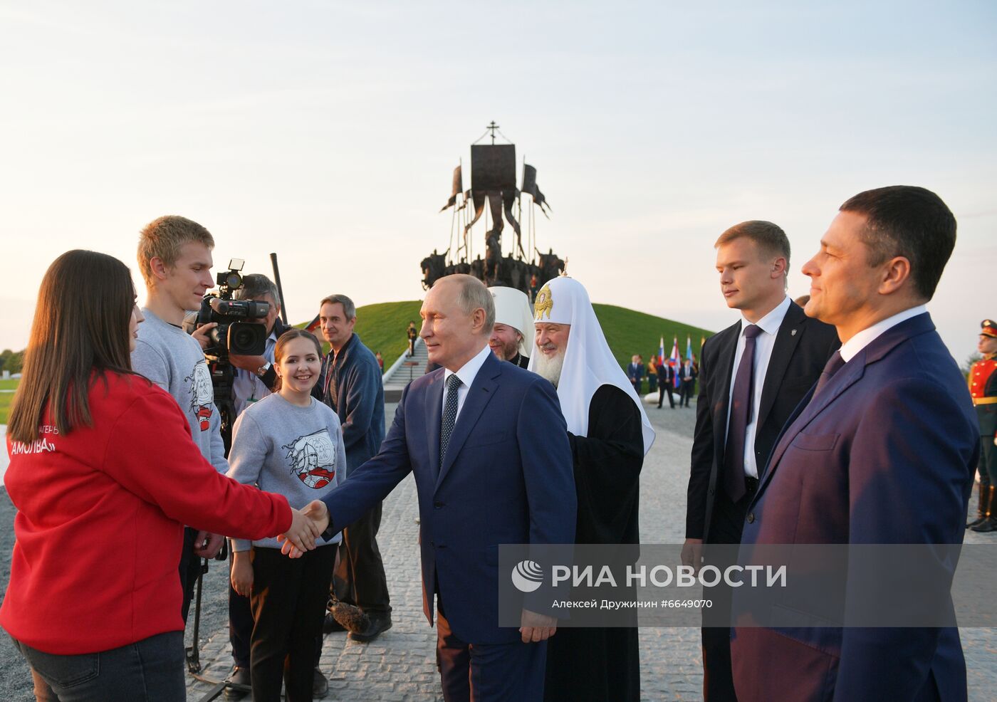 Рабочая поездка президента РФ В. Путина в Псковскую область