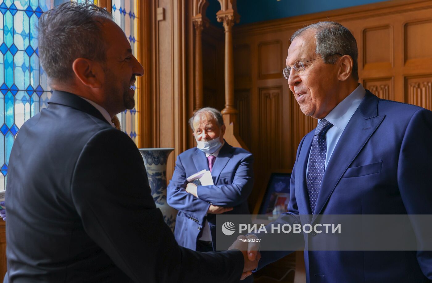 Переговоры С. Лаврова с госсекретарем по иностранным делам Сан-Марино Л. Беккари