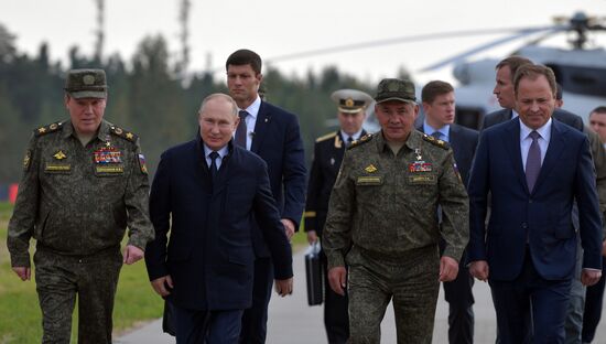 Рабочая поездка президента РФ В. Путина в Нижегородскую область