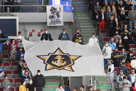 Хоккей. КХЛ. Матч "Адмирал" - "Динамо" (Москва)