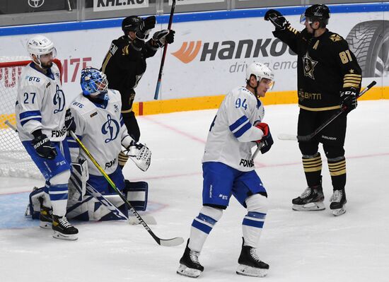 Хоккей. КХЛ. Матч "Адмирал" - "Динамо" (Москва)