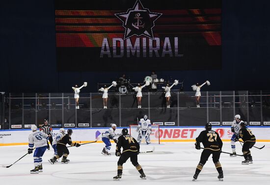 Хоккей. КХЛ. Матч "Адмирал" - "Динамо" (Москва)