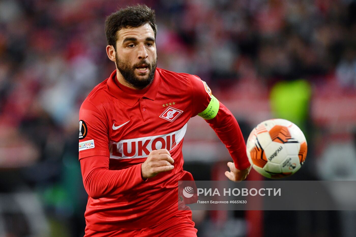 Футбол. Лига Европы. Матч "Спартак" - "Легия"