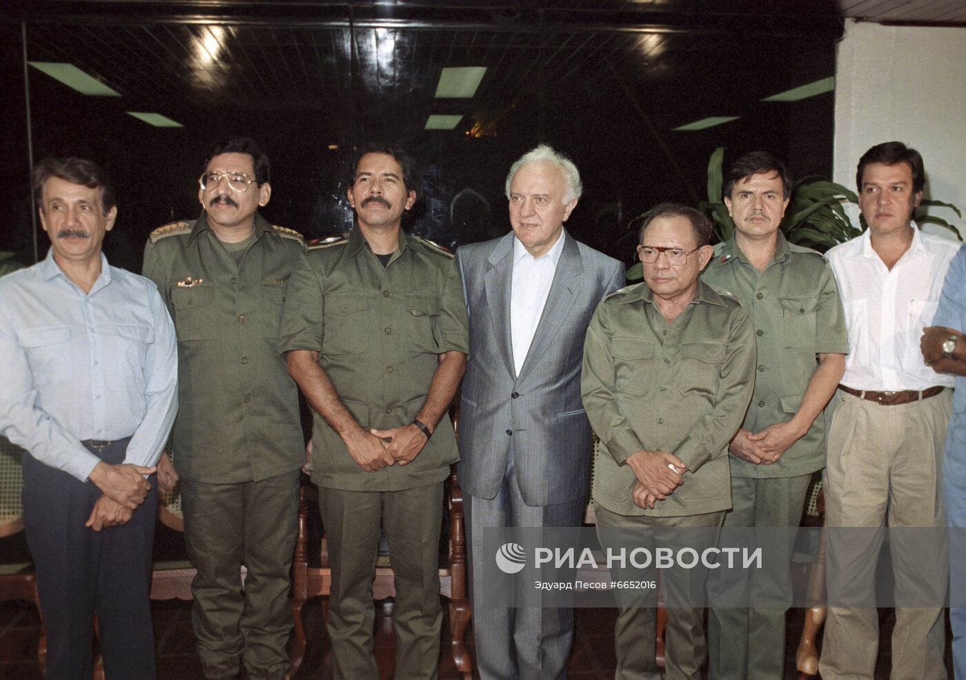 Визит Эдуарда Шеварднадзе в Никарагуа