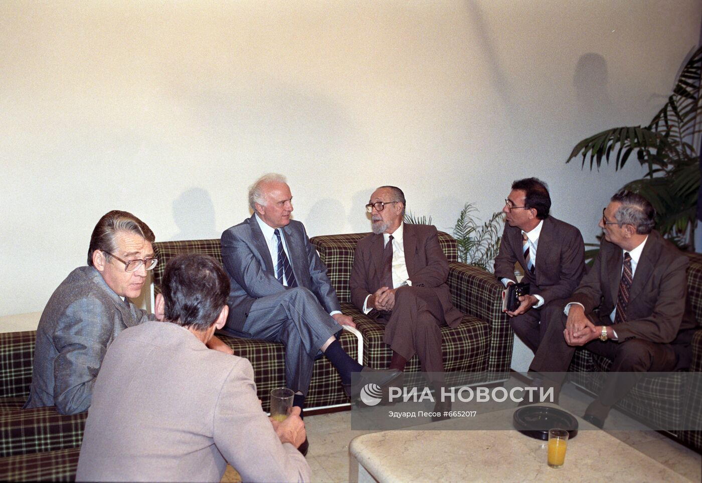 Визит Эдуарда Шеварднадзе на Кубу