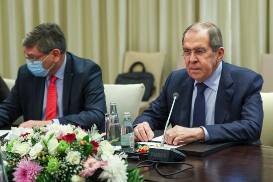 Встречи главы МИД РФ С. Лаврова в Душанбе