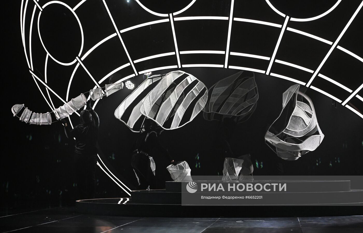 Репетиция спектакля "Ковчег" в театре "Мастерская П. Н. Фоменко"