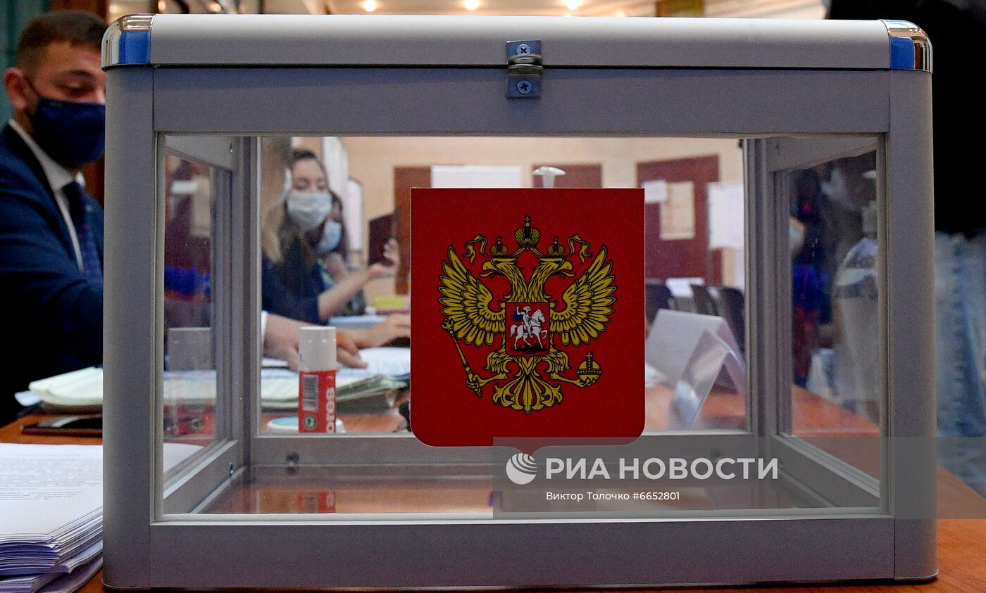 Голосование на выборах в Госдуму РФ в Белоруссии