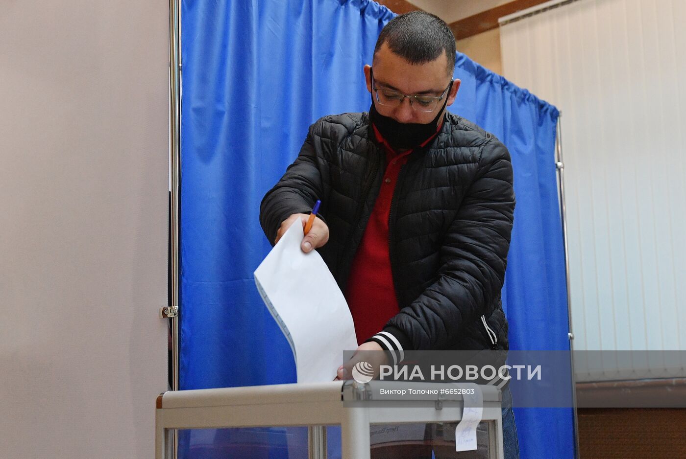 Голосование на выборах в Госдуму РФ в Белоруссии