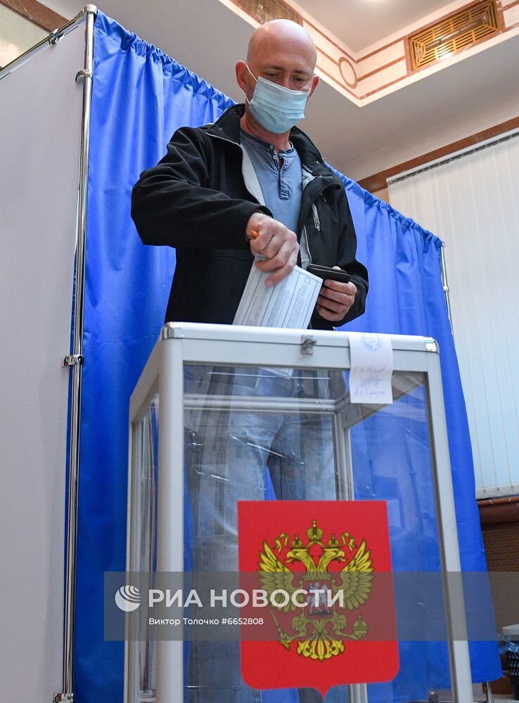 Голосование на выборах в Госдуму РФ в Белоруссии
