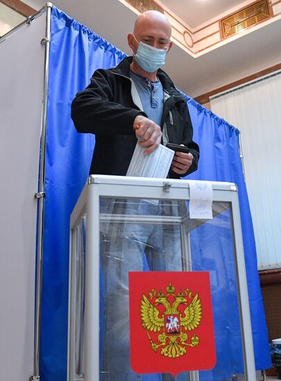 Голосование на выборах в Госдуму РФ в Белоруссии