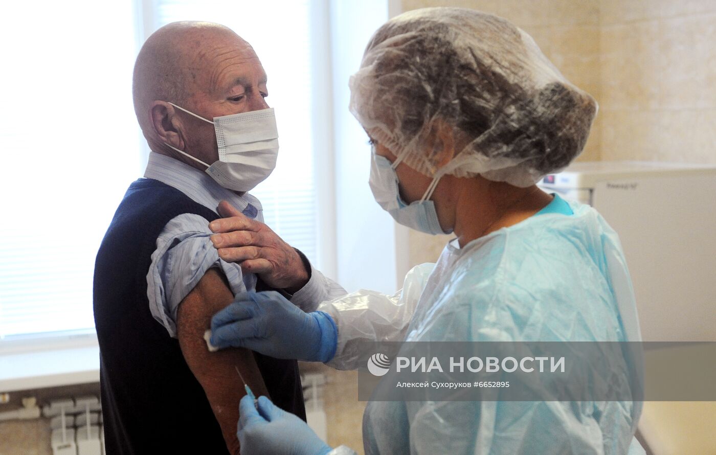 Вакцинация от коронавируса в сельской местности Тамбовской области