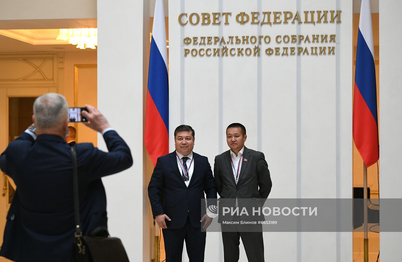 Встреча в Совете Федерации с иностранными наблюдателями на выборах 