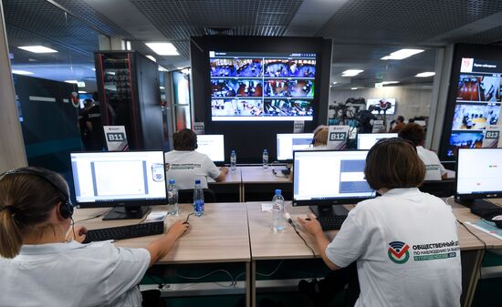 Работа Общественного штаба по наблюдению за выборами в Москве