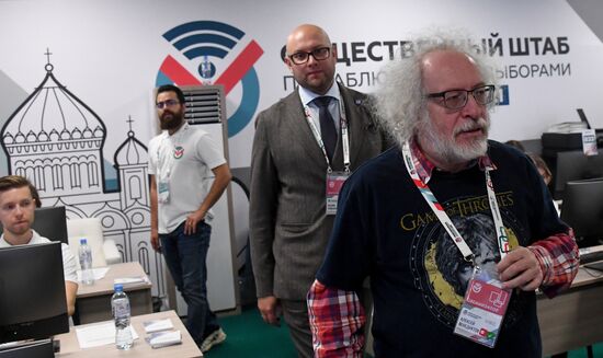 Работа Общественного штаба по наблюдению за выборами в Москве