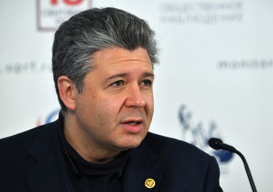 Работа ситуационного центра по наблюдению за выборами в Общественной палате РФ