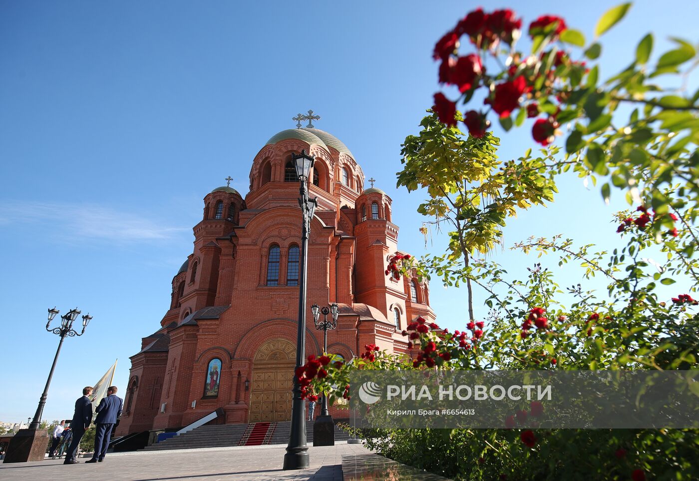 Открытие храма Александра Невского в Волгограде