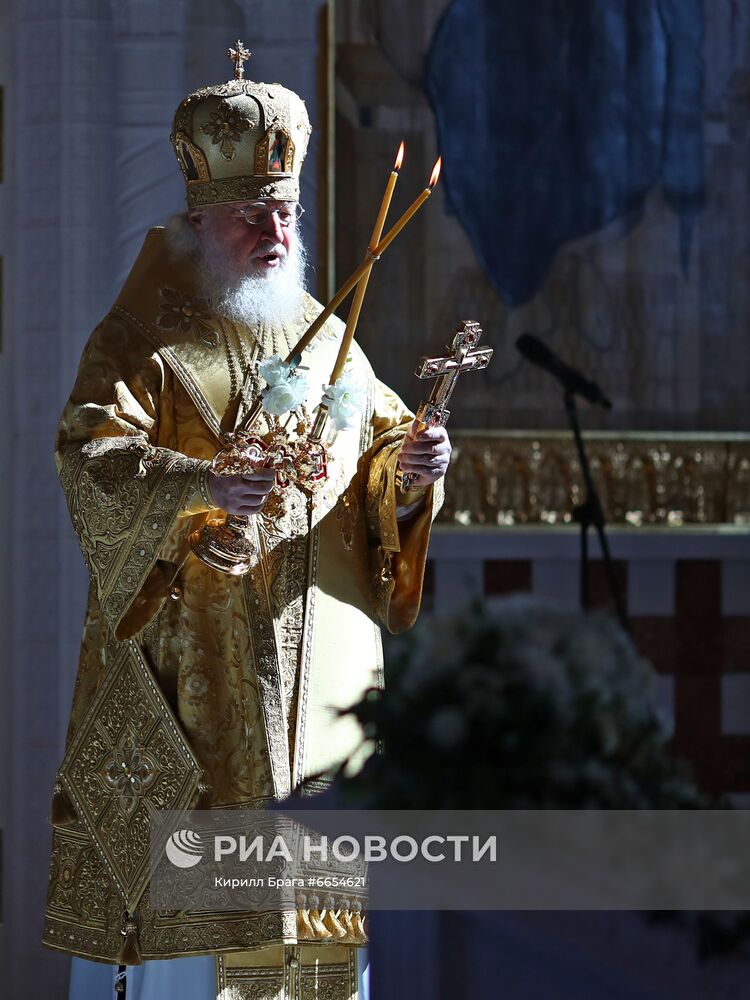 Открытие храма Александра Невского в Волгограде