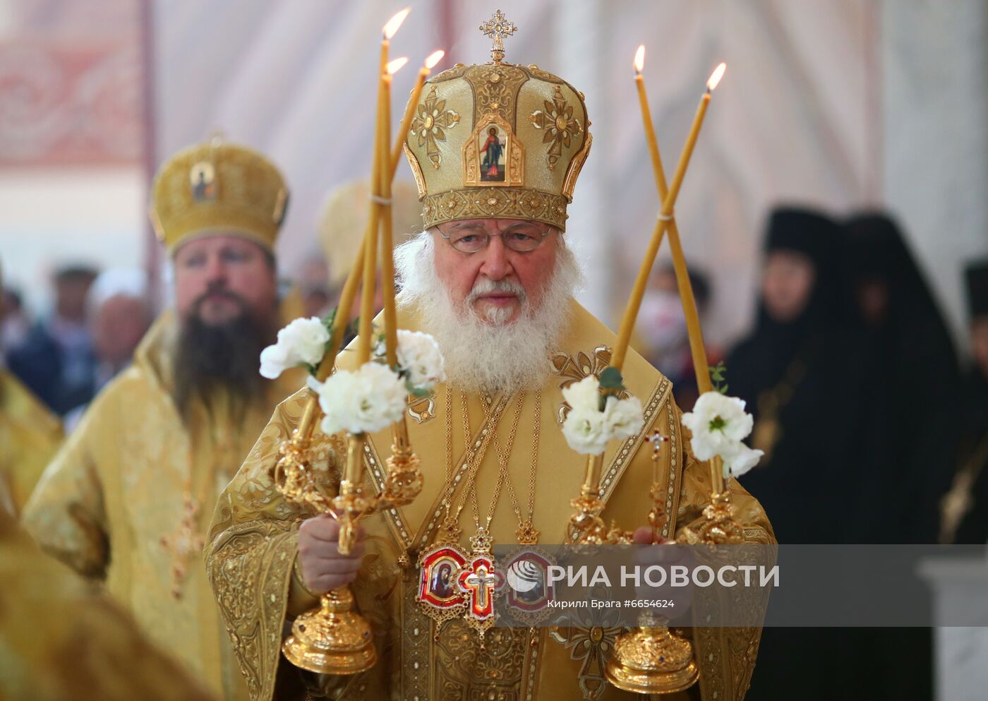 Открытие храма Александра Невского в Волгограде