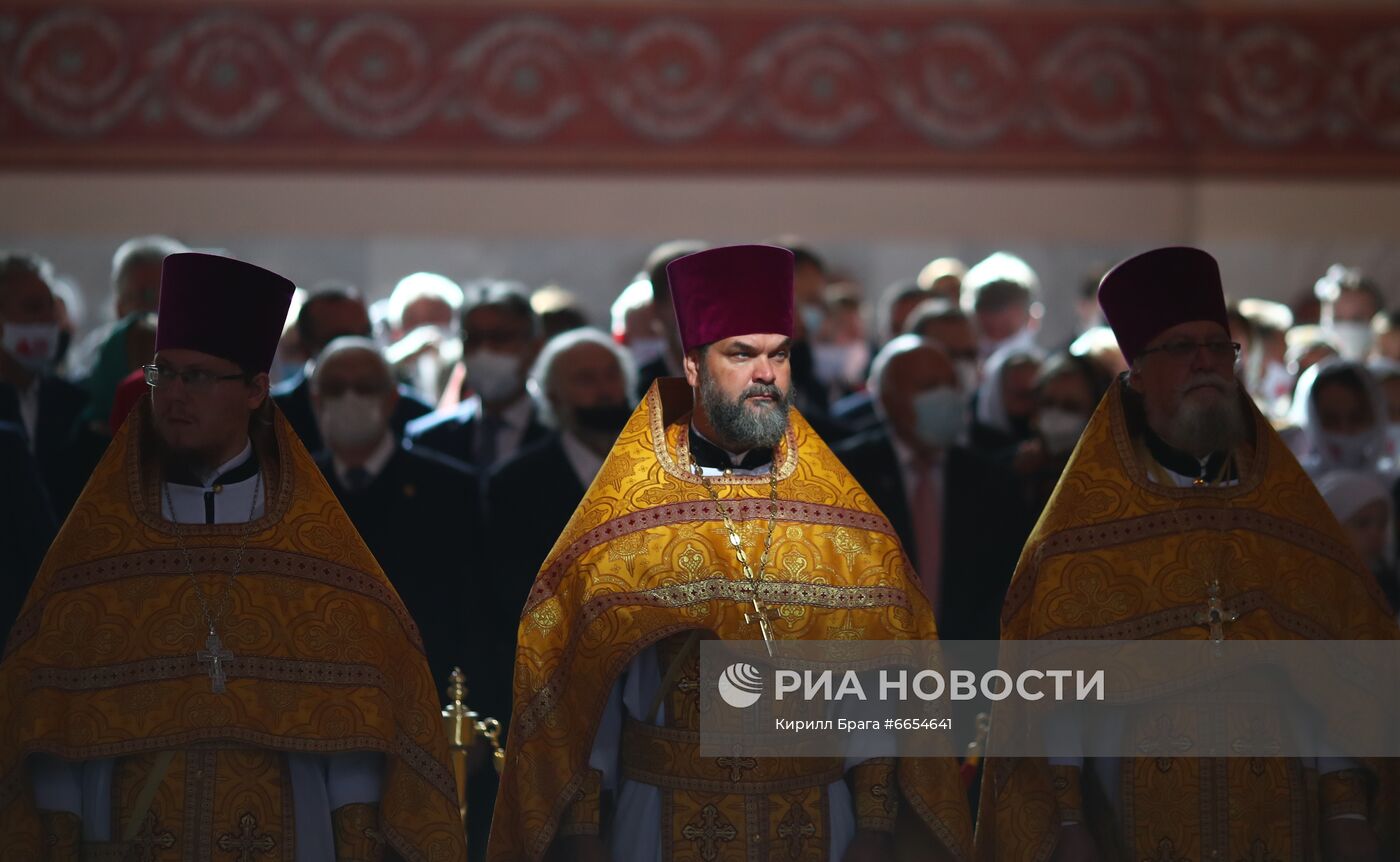 Открытие храма Александра Невского в Волгограде