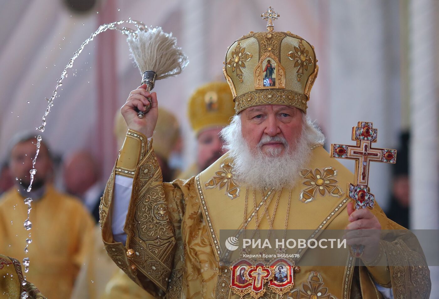 Открытие храма Александра Невского в Волгограде