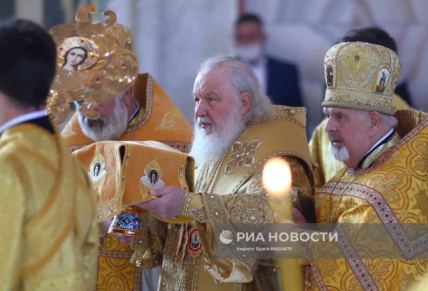 Открытие храма Александра Невского в Волгограде