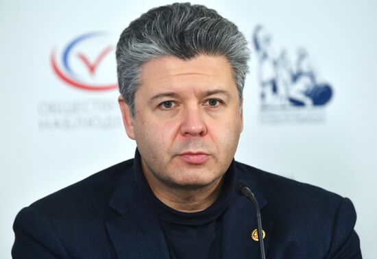 Работа ситуационного центра по наблюдению за выборами в Общественной палате РФ