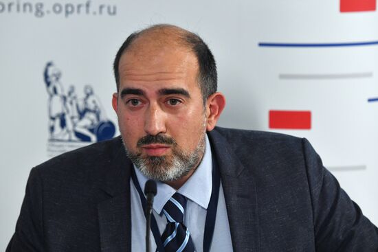 Работа ситуационного центра по наблюдению за выборами в Общественной палате РФ