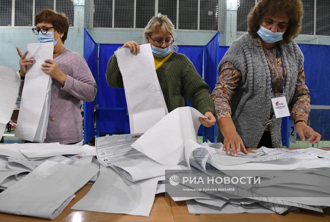 Подсчет голосов на выборах в единый день голосования