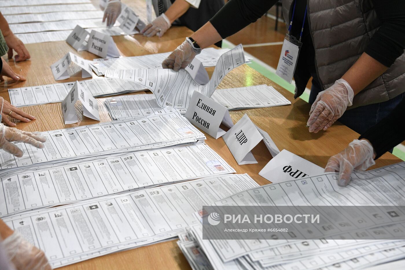 Подсчет голосов на выборах в единый день голосования