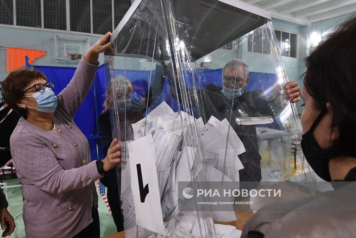 Подсчет голосов на выборах в единый день голосования