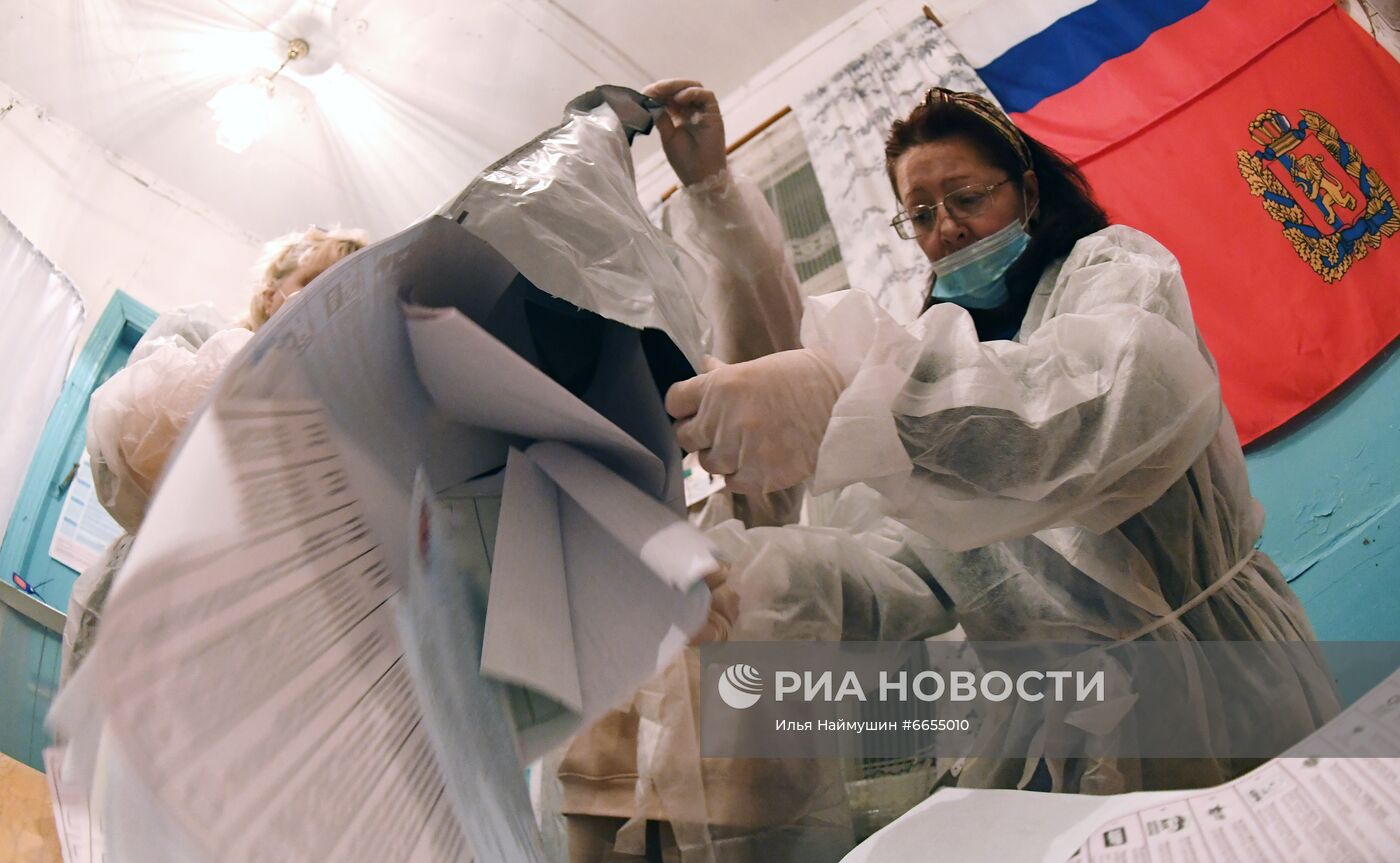 Подсчет голосов на выборах в единый день голосования