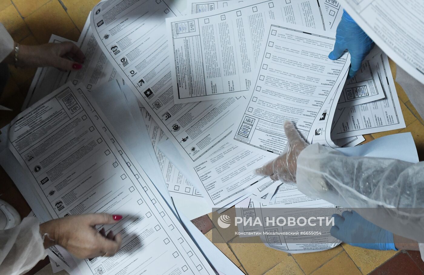 Подсчет голосов на выборах в единый день голосования