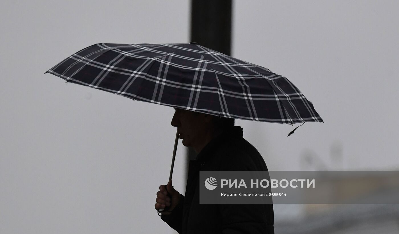 Ненастная погода в Москве